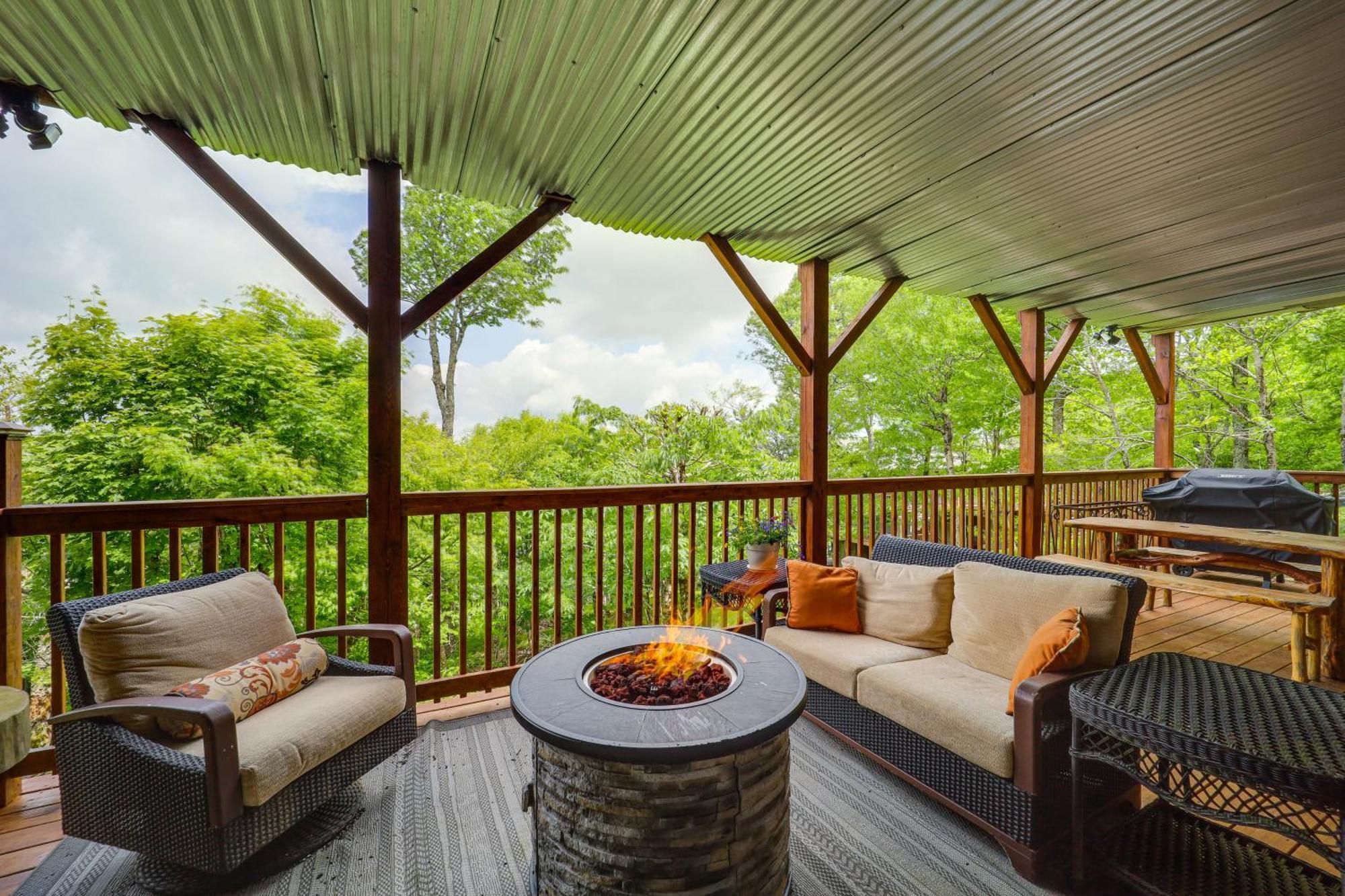 Beech Mountain Cabin With Deck And Grill Near Golf! Apartment ภายนอก รูปภาพ