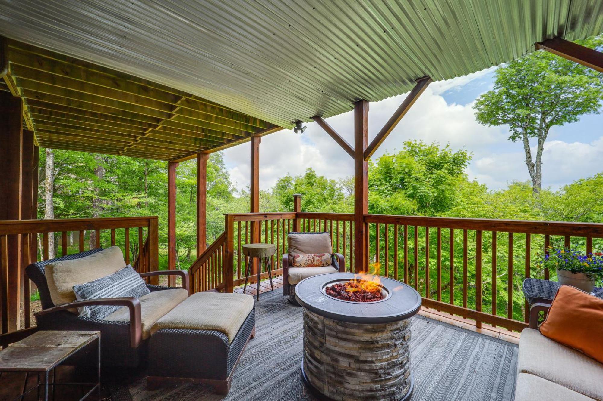 Beech Mountain Cabin With Deck And Grill Near Golf! Apartment ภายนอก รูปภาพ